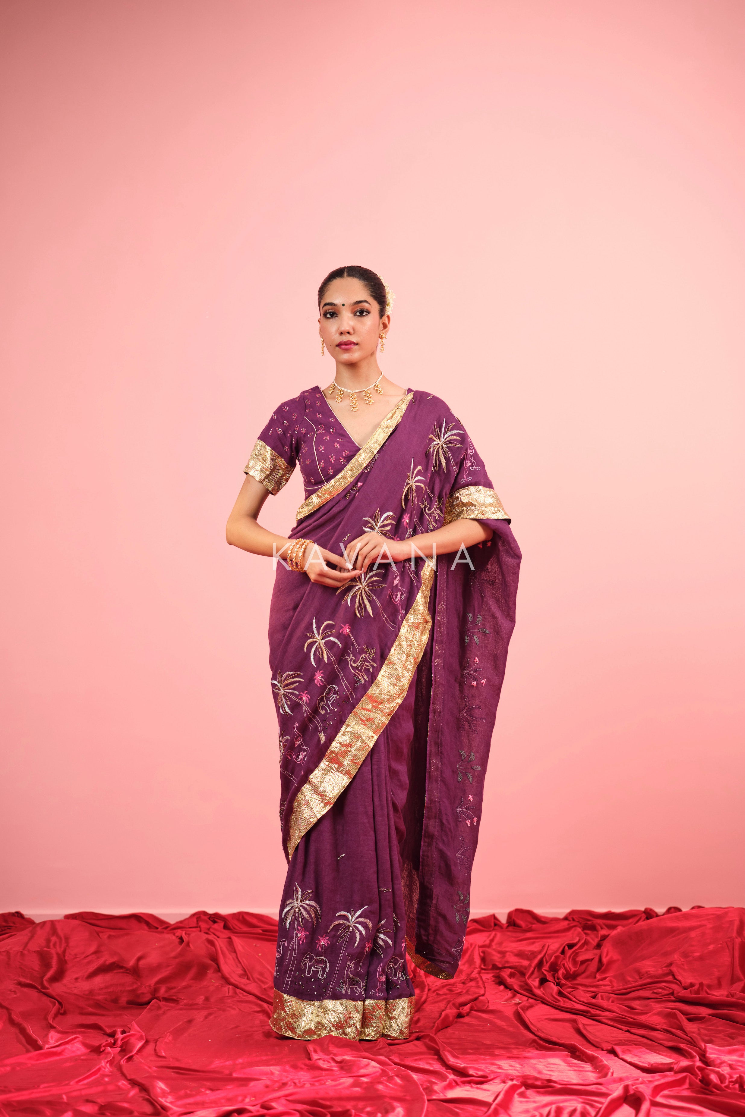 Amrapali Linen Sari