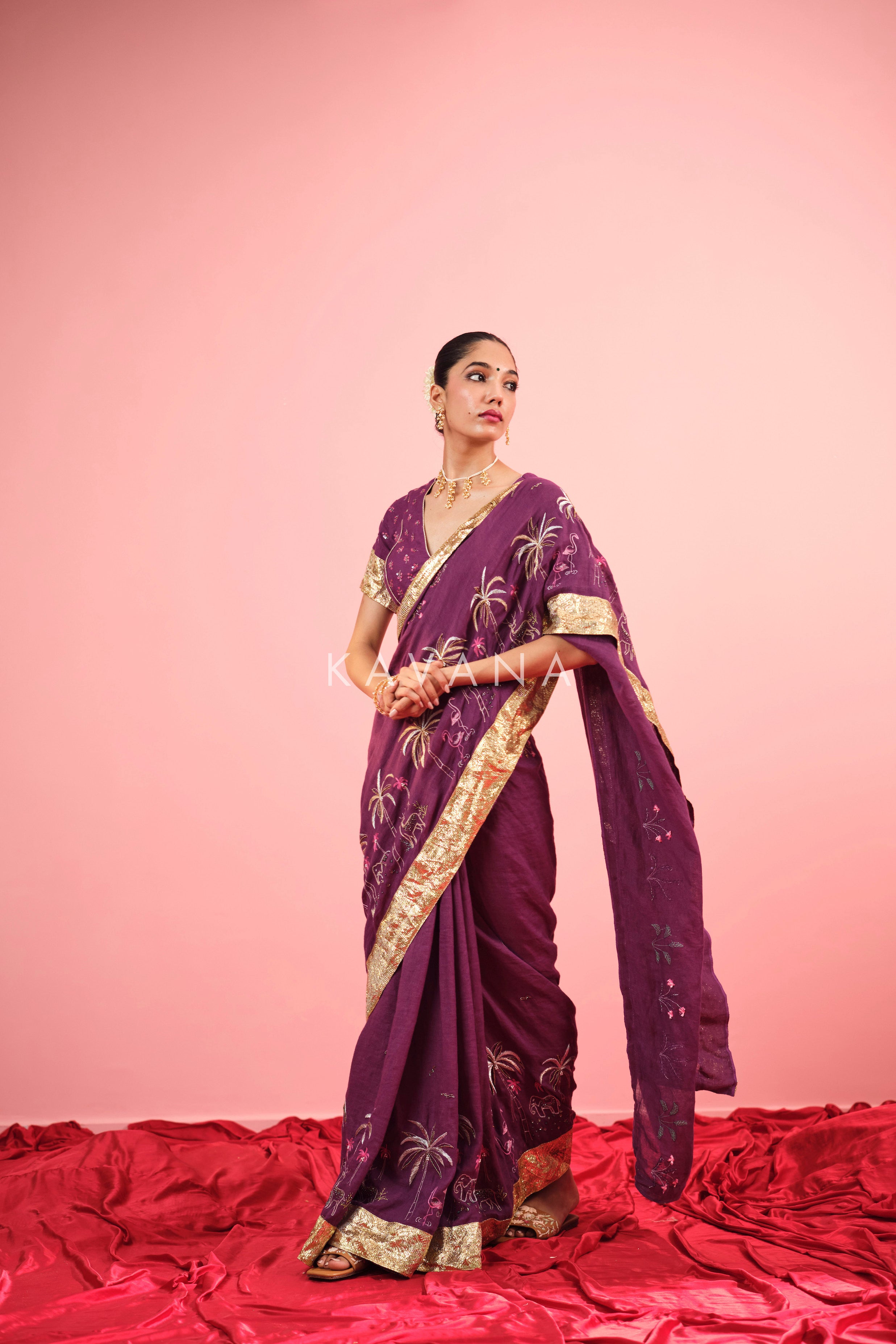 Amrapali Linen Sari