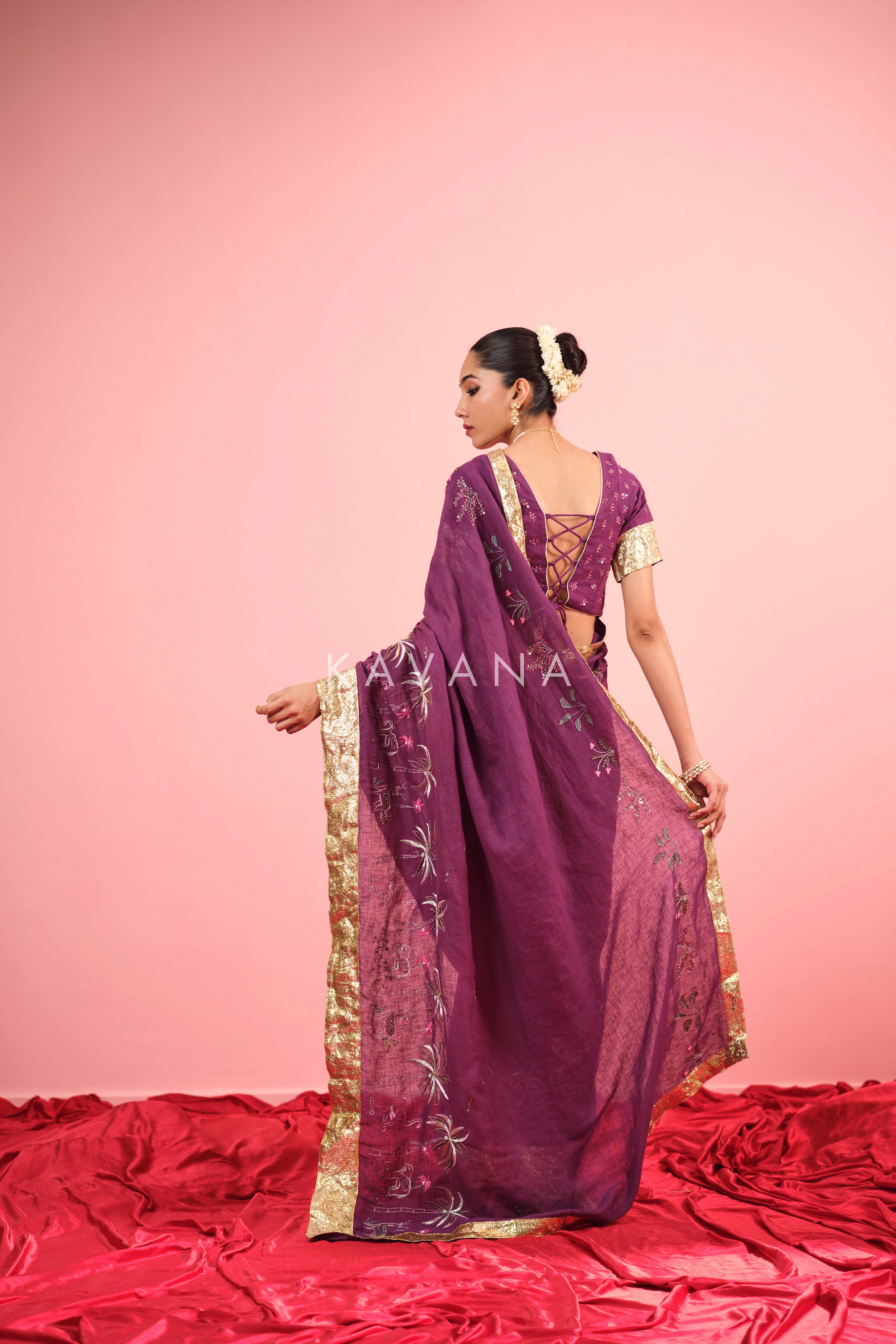 Amrapali Linen Sari