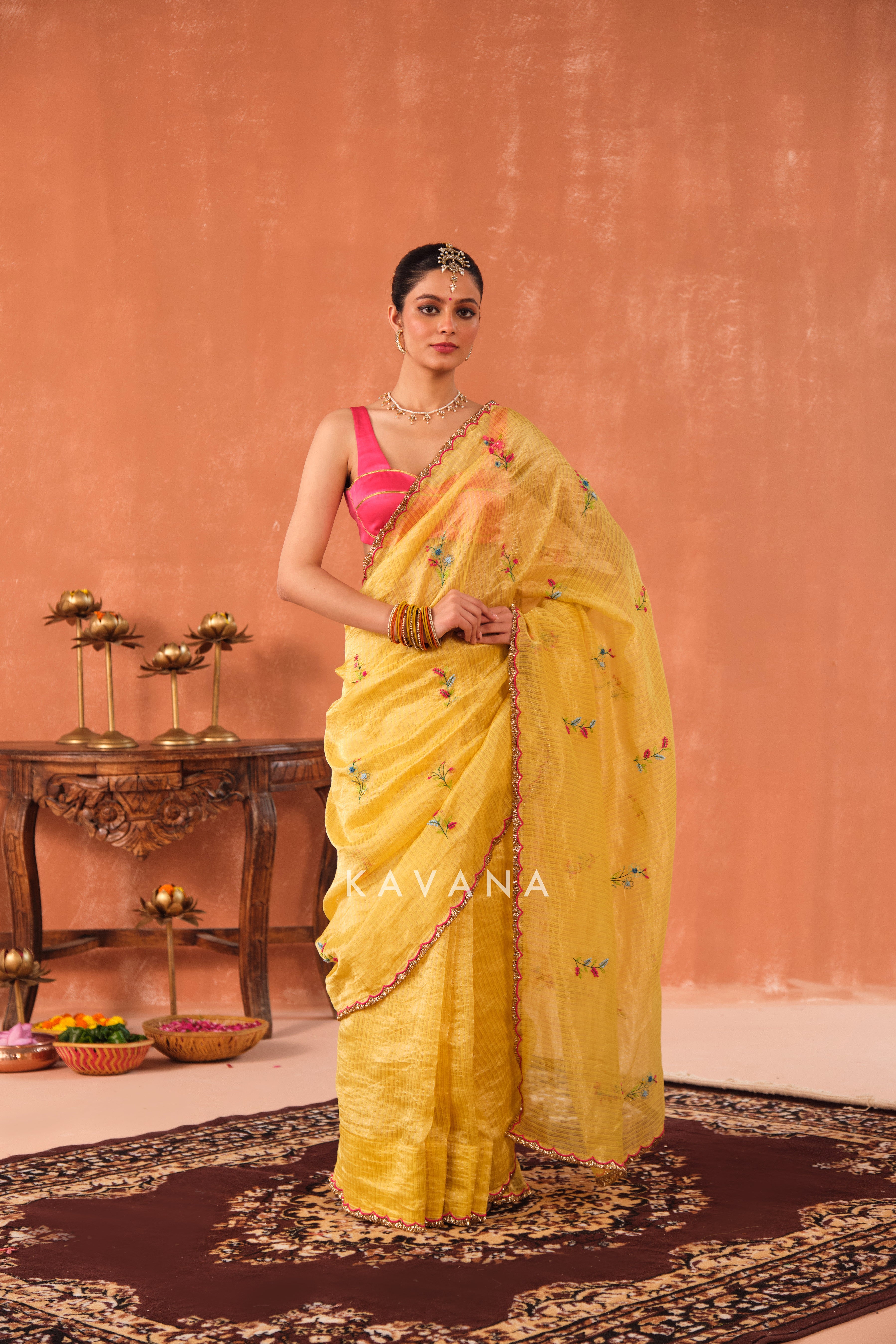 Patra Chanderi Sari
