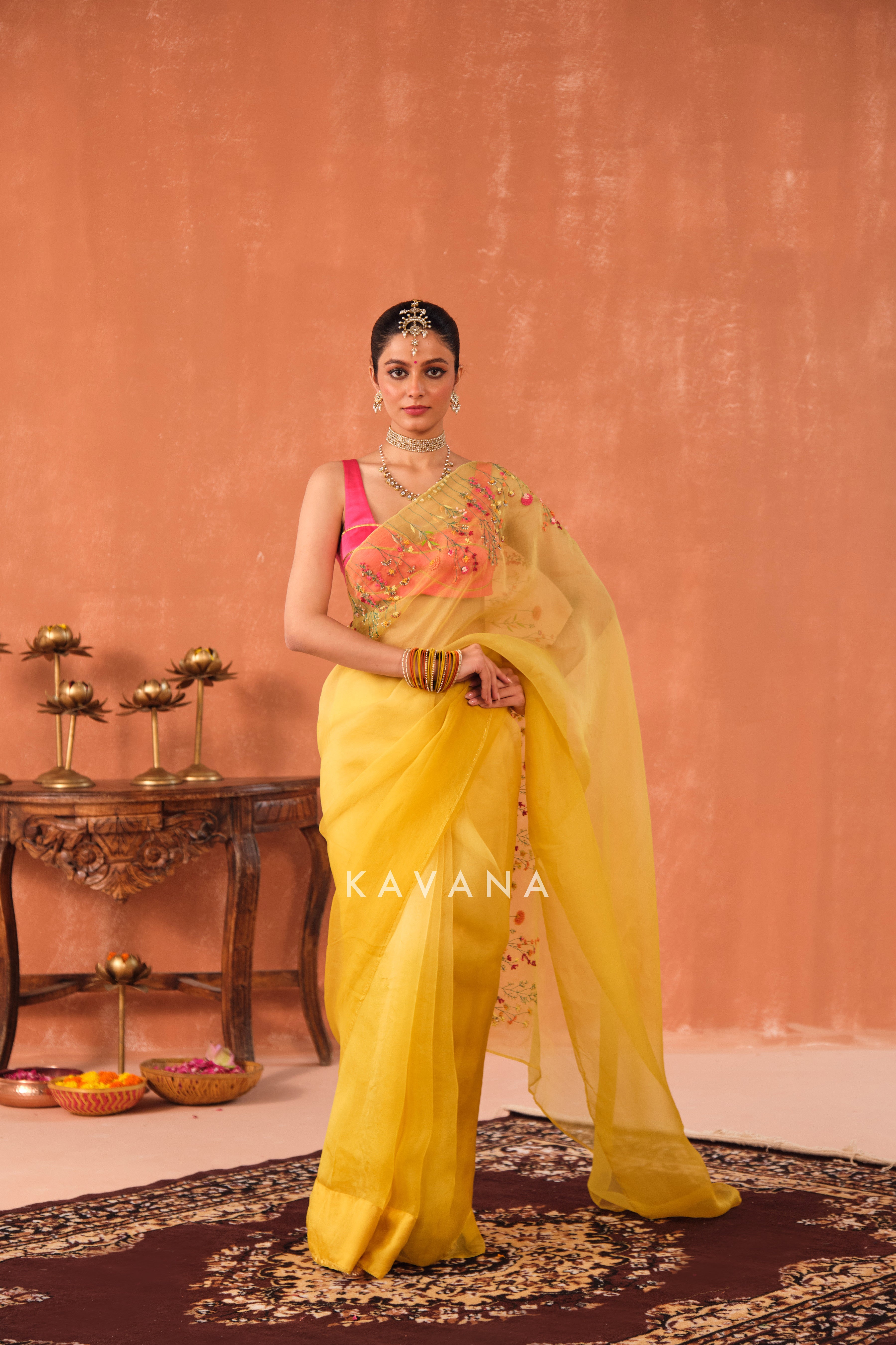 Swara Silk Organza Sari