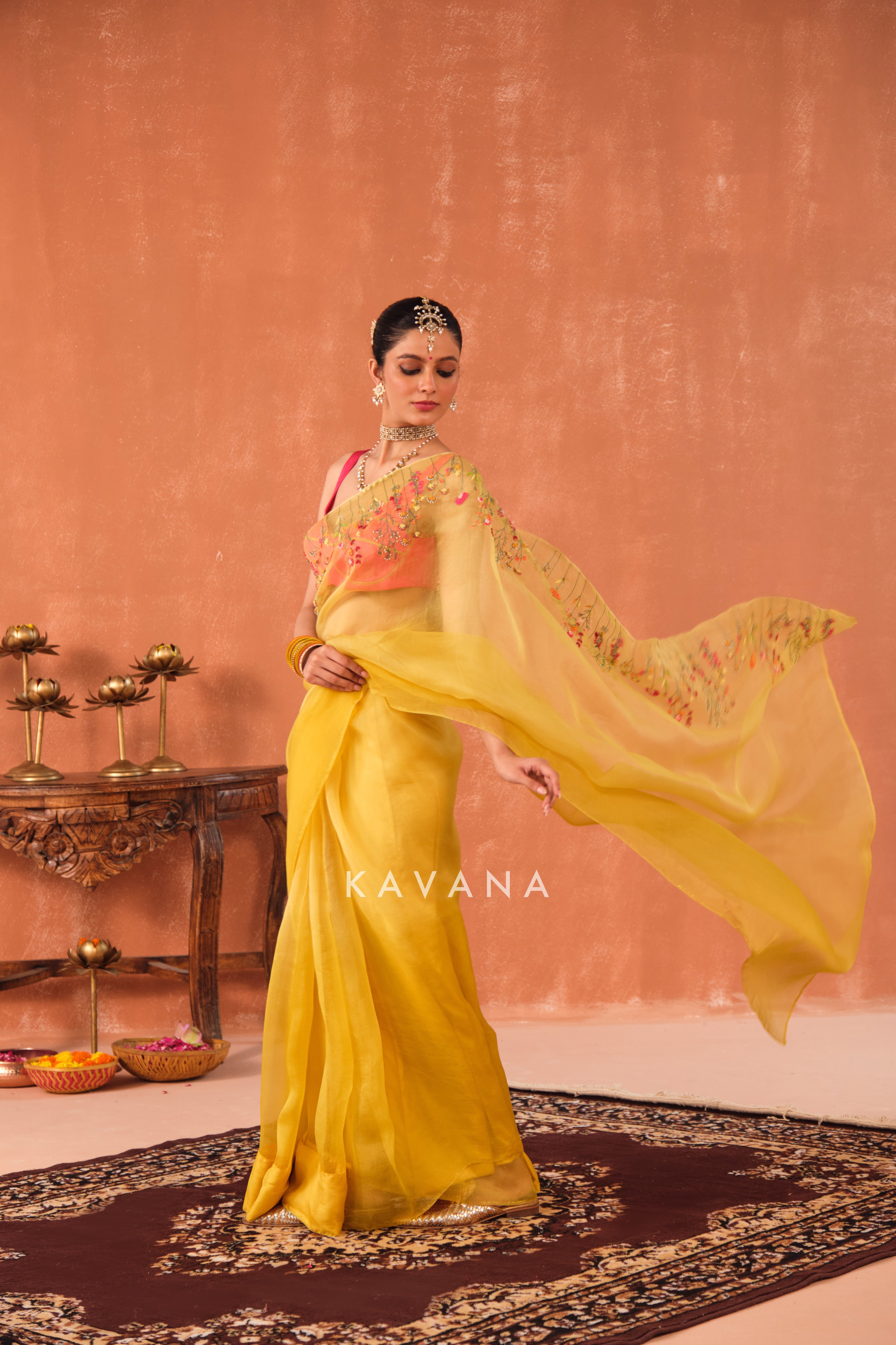 Swara Silk Organza Sari