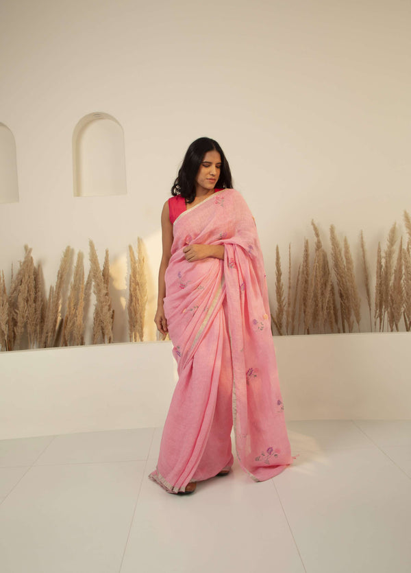 Kush Linen Sari