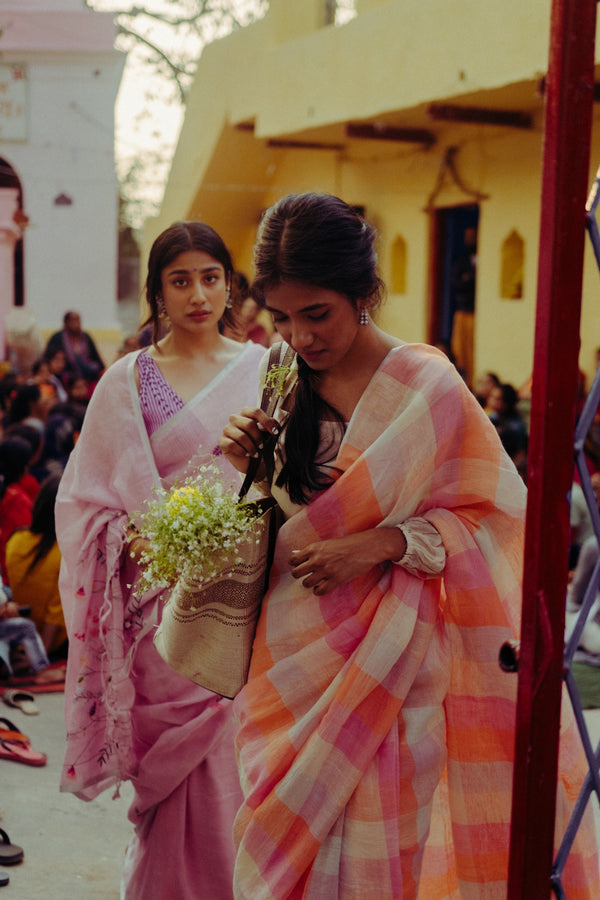 Naushad Linen Sari