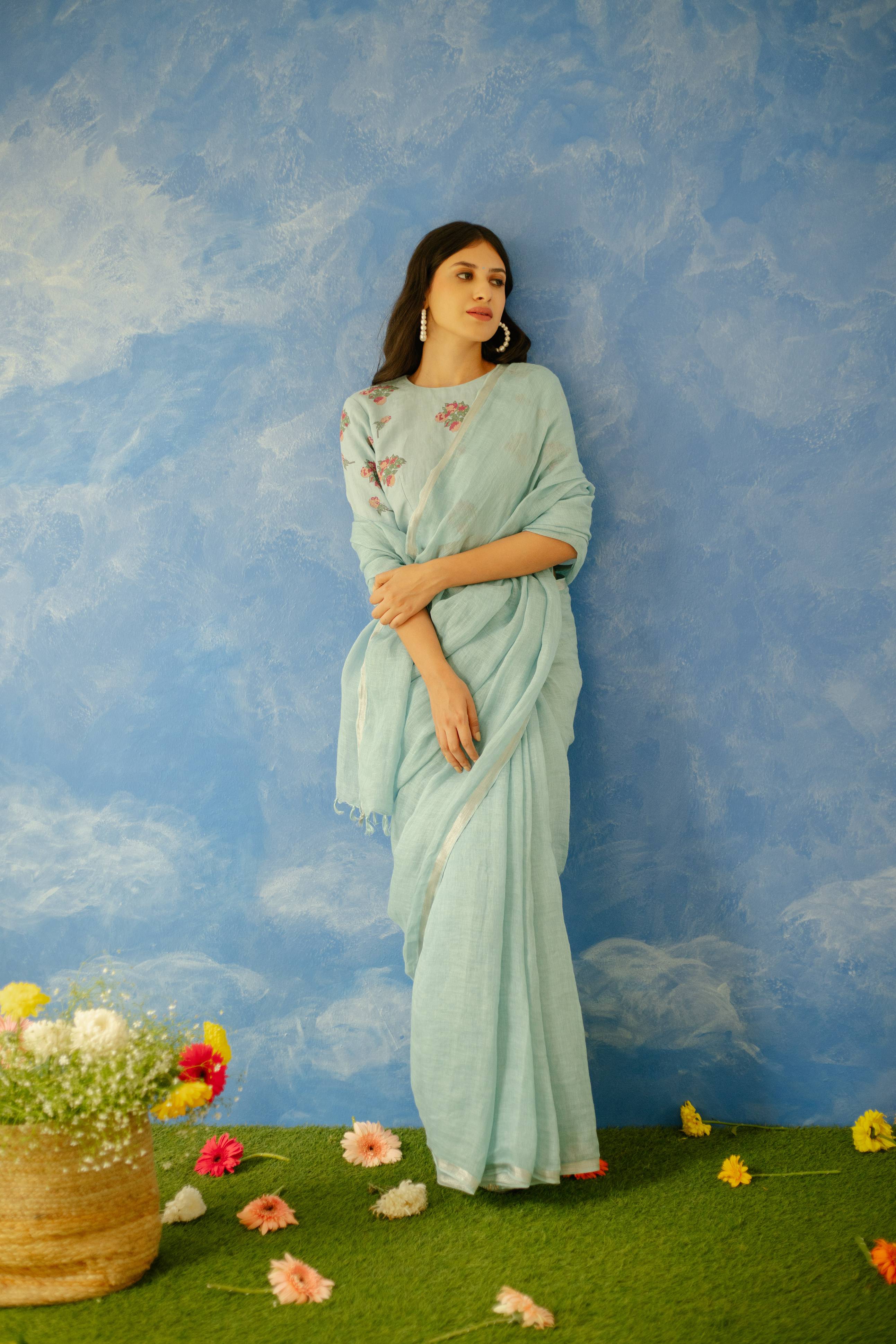 Nambh Linen Sari