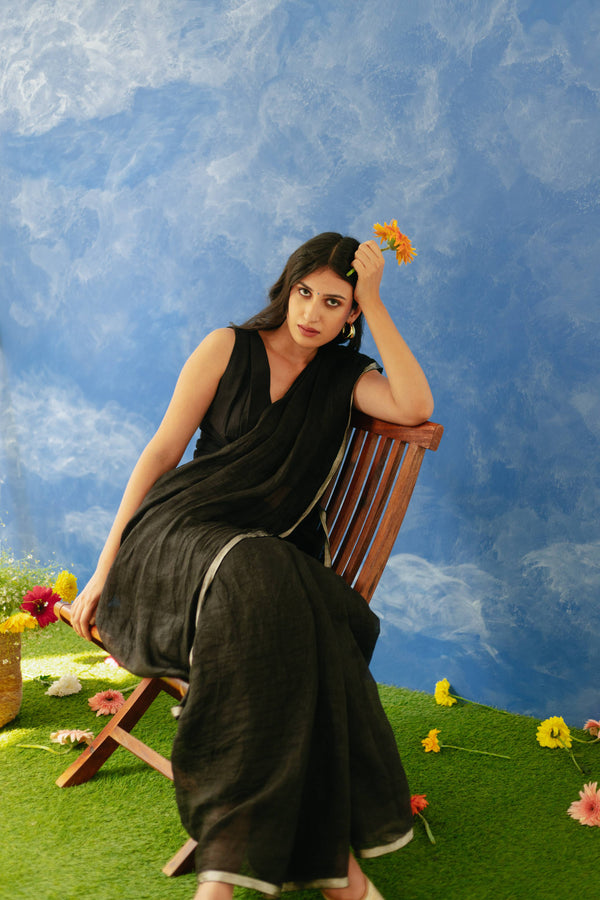 Shatee Linen Sari