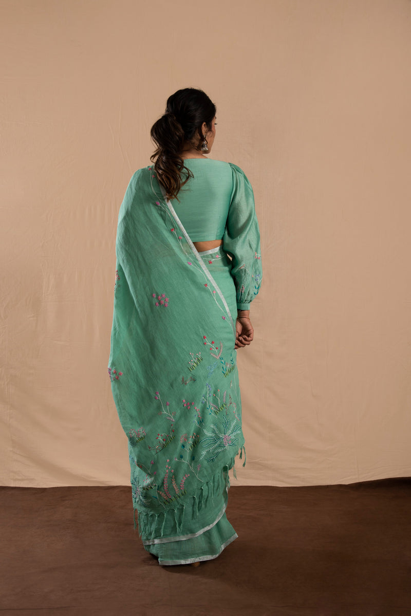 Suhana Safar Linen Sari
