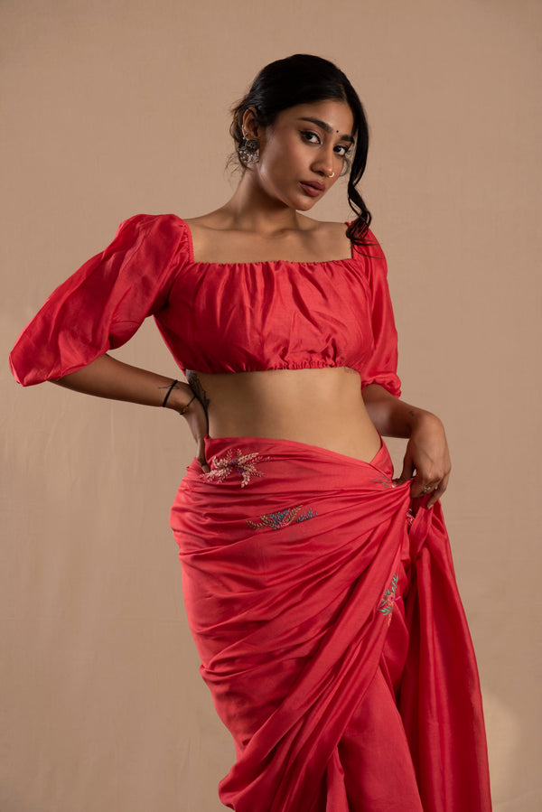 Parijaat Chanderi Blouse