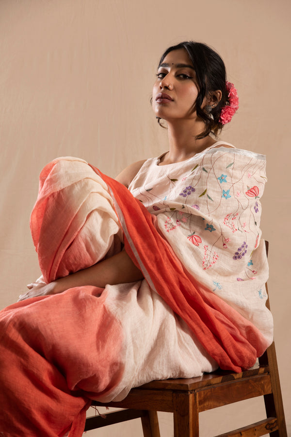 Dastaan Linen Sari