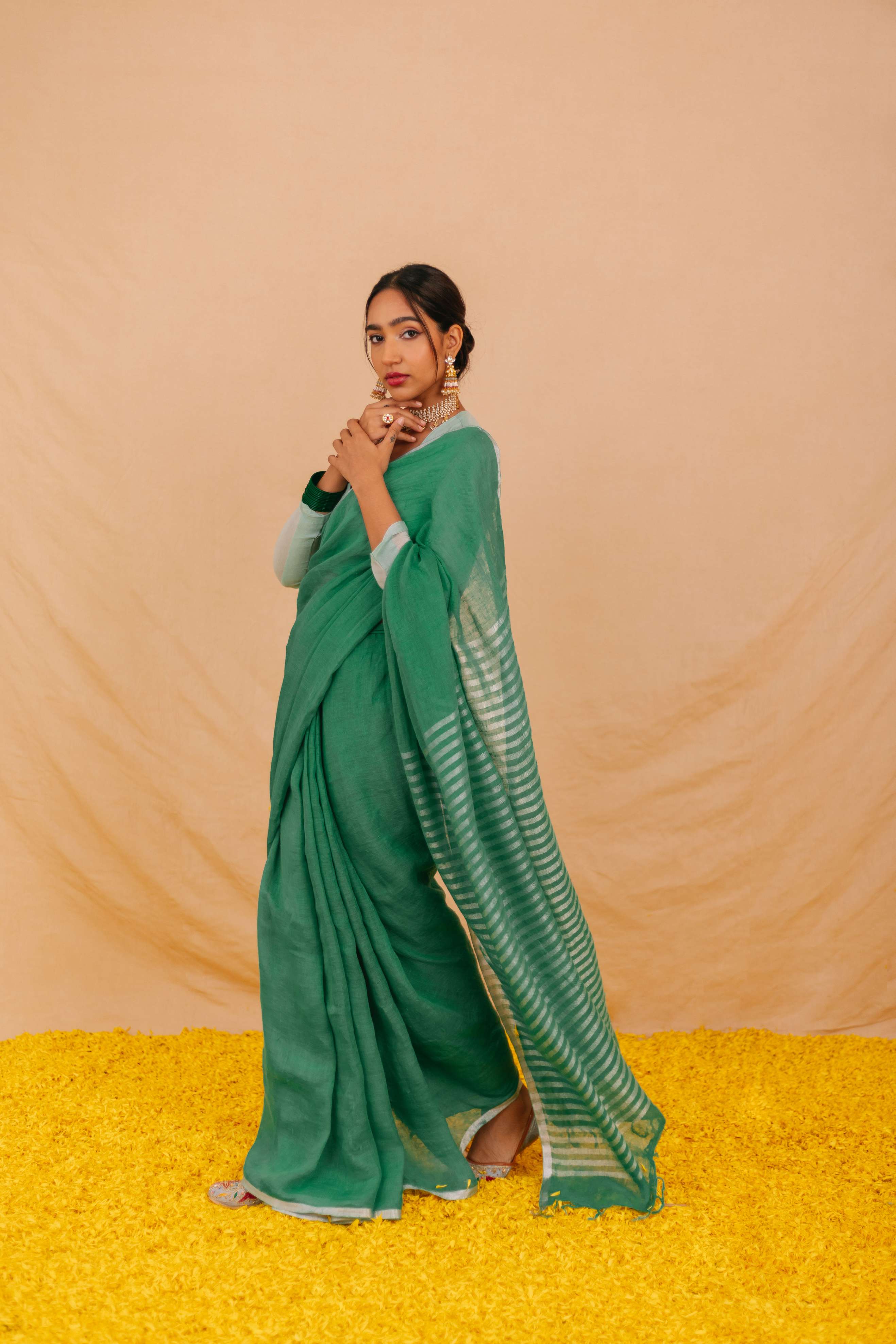 Nitya Linen Sari