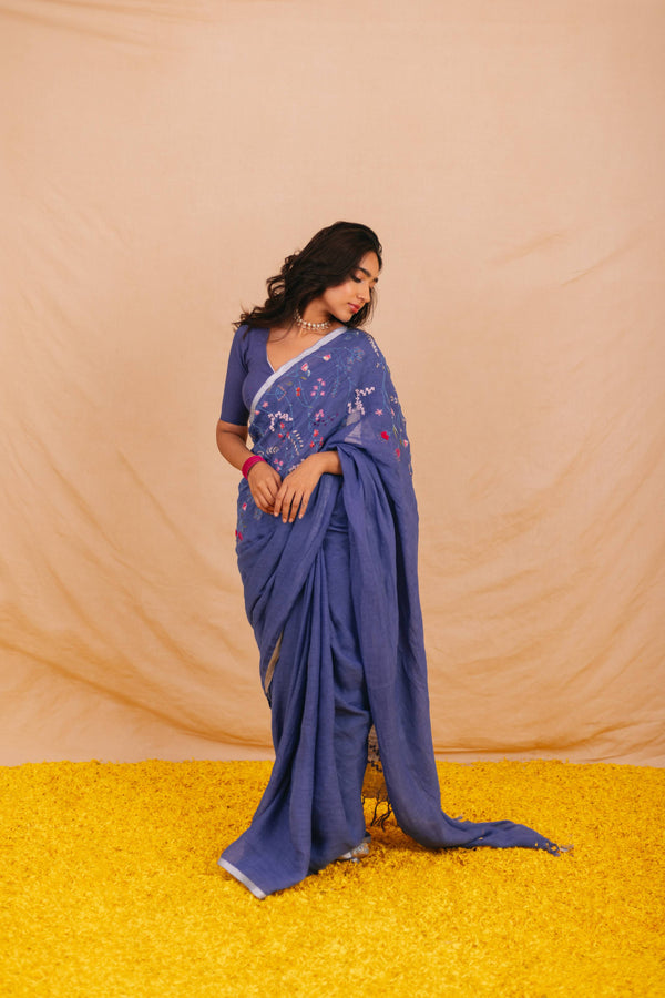 Manorama Linen Sari