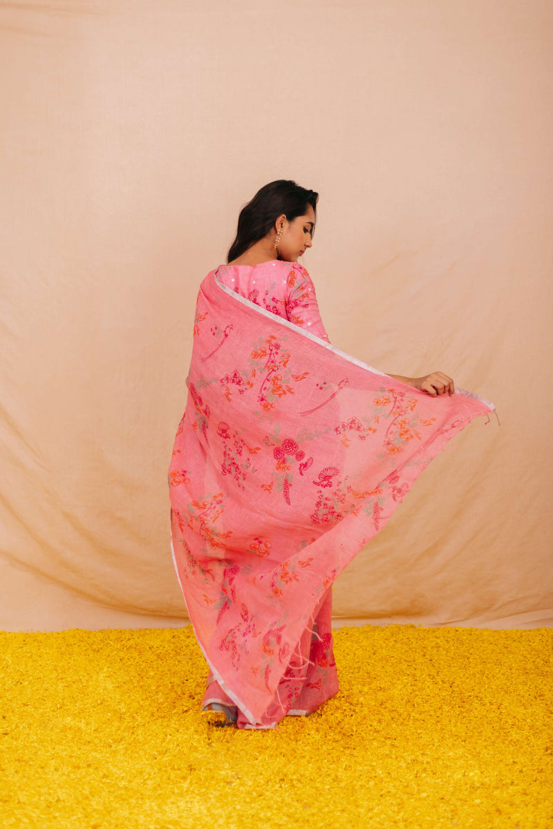 Sevni Linen Sari