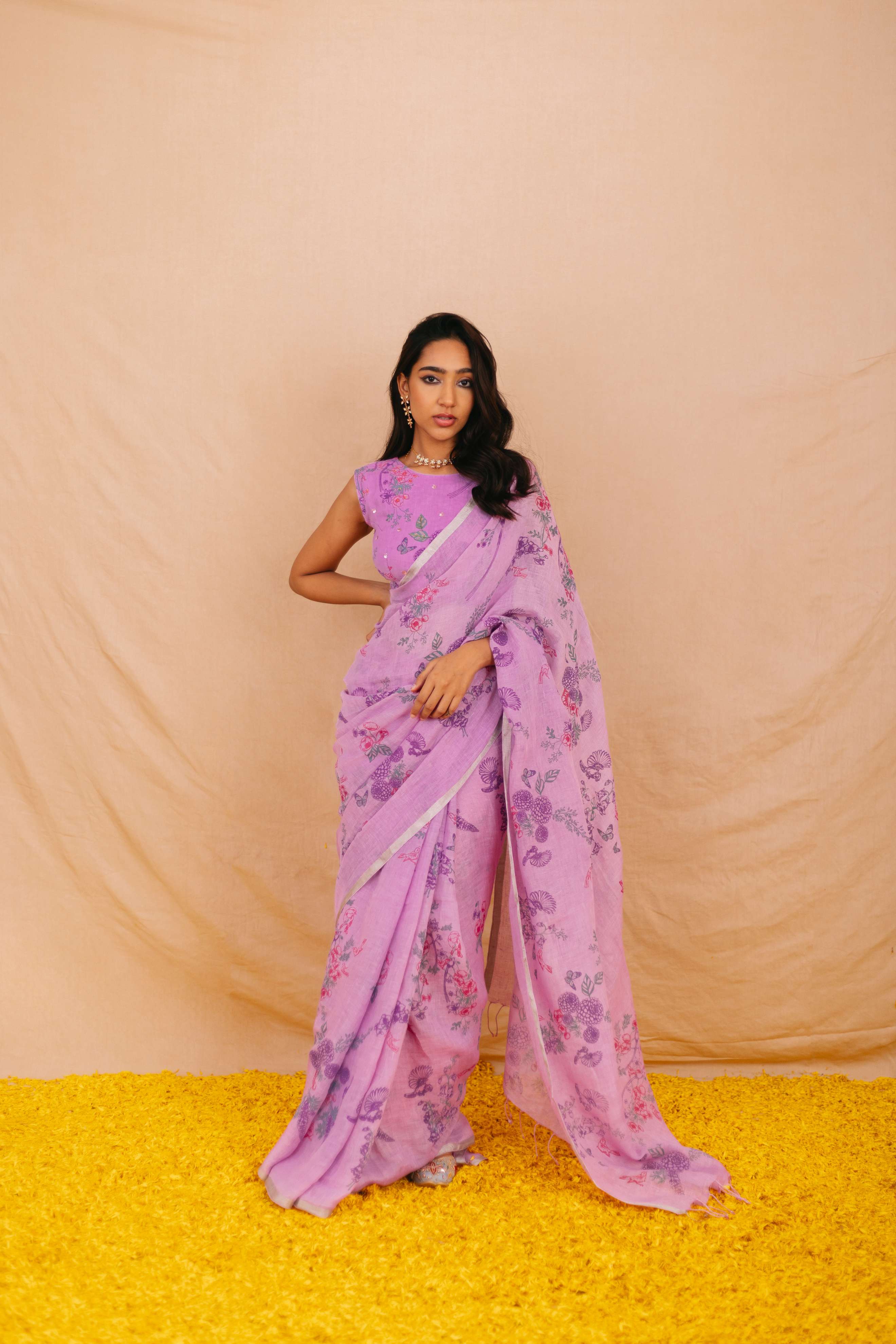 Chandra Linen Sari