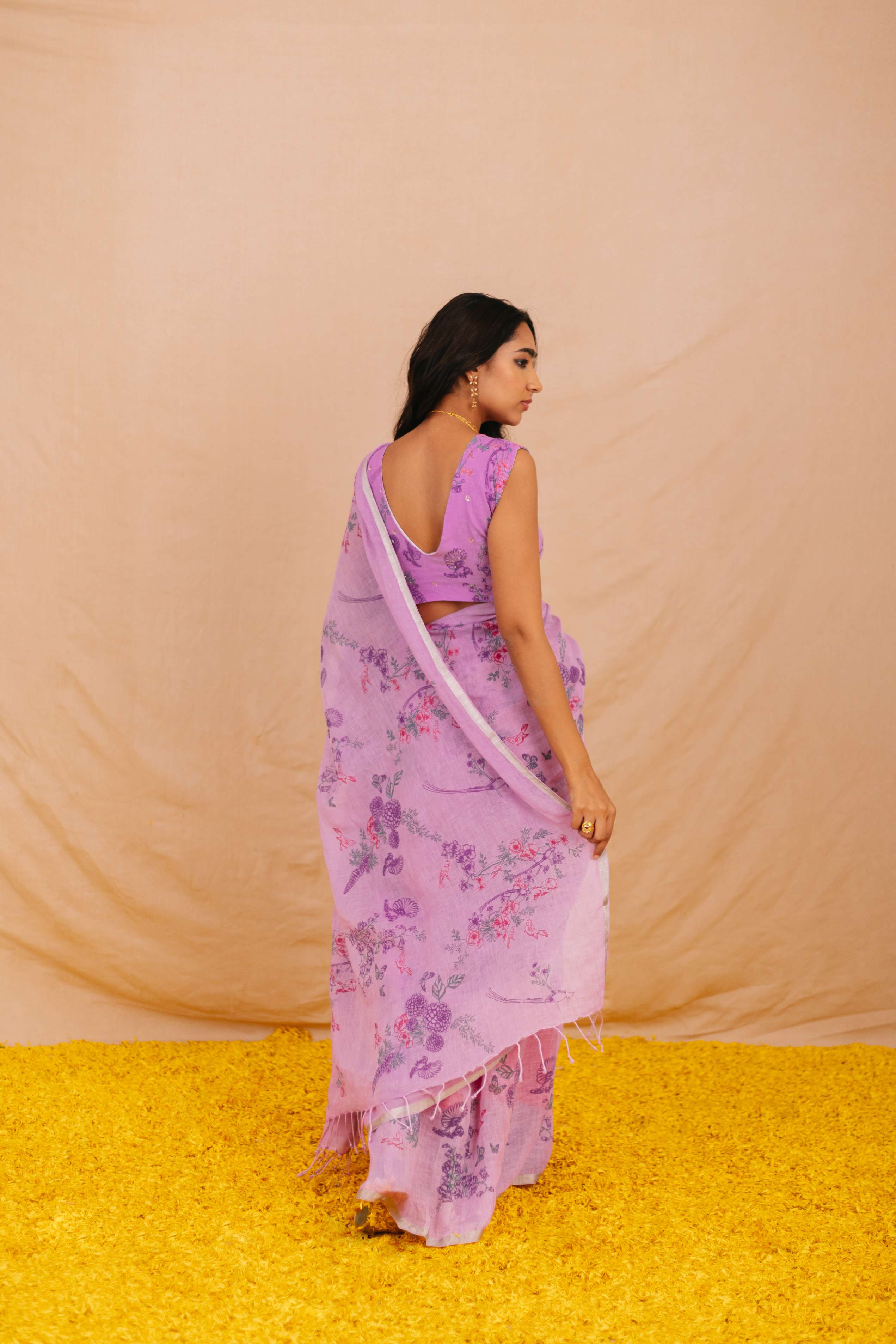 Chandra Linen Sari